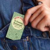 Carte De Visite Restaurant mexicain Spanish Avocado Taco QR