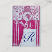 CARTE DE VISITE RESTAURANT MONOGRAM (Dos)