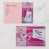 CARTE DE VISITE RESTAURANT MONOGRAMME (Devant / Derrière)