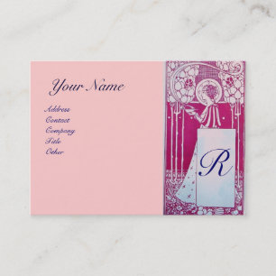 CARTE DE VISITE RESTAURANT MONOGRAMME