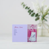 CARTE DE VISITE RESTAURANT MONOGRAMME (Debout devant)