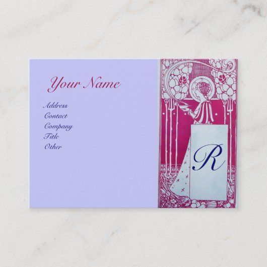 CARTE DE VISITE RESTAURANT MONOGRAMME (Devant)