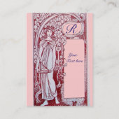 CARTE DE VISITE RESTAURANT MONOGRAMME 2 (Dos)