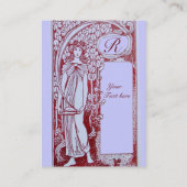 CARTE DE VISITE RESTAURANT MONOGRAMME 2 (Dos)