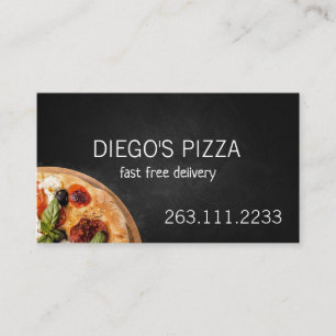Carte De Visite Restaurant Pizza 