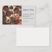 Carte De Visite Restaurant Pizza (Devant / Derrière)