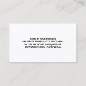 Carte De Visite Restaurant | Ustensiles | Cuisine | Chef (Dos)