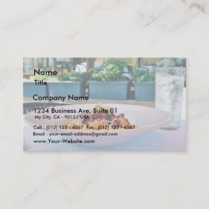 Carte De Visite Restaurants de nourriture