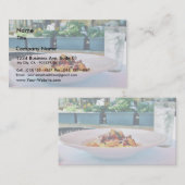 Carte De Visite Restaurants de nourriture (Devant / Derrière)