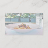 Carte De Visite Restaurants de nourriture (Dos)