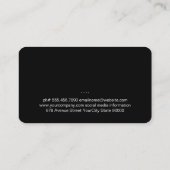 Carte De Visite Restaurateur (Dos)