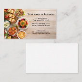 Carte De Visite Restauration (Devant / Derrière)