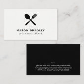 Carte De Visite Restauration (Devant / Derrière)