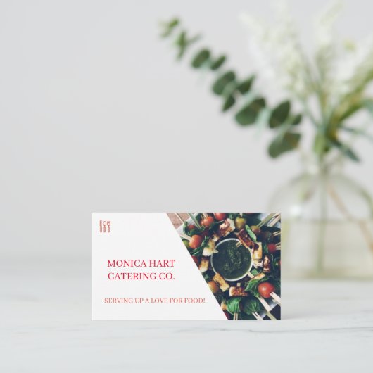 Carte De Visite Restauration (Debout devant)