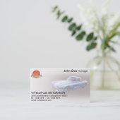 Carte De Visite Restauration 1962 de voiture de Chevy Corvette de (Debout devant)