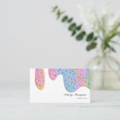 Carte De Visite Restauration alimentaire Code QR (Debout devant)