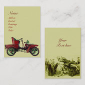 Carte De Visite RESTAURATION AUTOMATIQUE, AUTOMOBILE, garage de ré (Devant / Derrière)