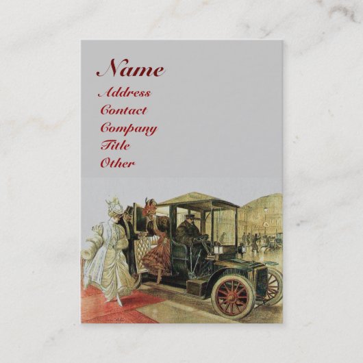 Carte De Visite RESTAURATION AUTOMATIQUE, AUTOMOBILE, garage de ré (Devant)