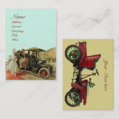 Carte De Visite RESTAURATION AUTOMATIQUE, AUTOMOBILE, garage de ré (Devant / Derrière)