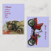 Carte De Visite RESTAURATION AUTOMATIQUE, AUTOMOBILE, garage de ré (Devant / Derrière)