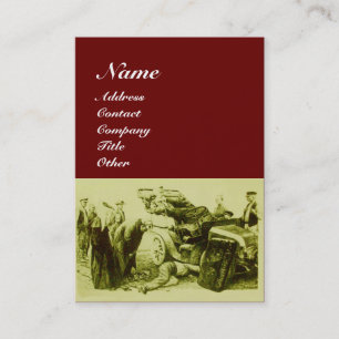 Carte De Visite RESTAURATION AUTOMATIQUE, AUTOMOBILE, garage de ré
