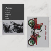 Carte De Visite RESTAURATION AUTOMATIQUE, AUTOMOBILE, garage de ré (Devant / Derrière)