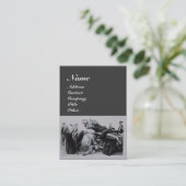 Carte De Visite RESTAURATION AUTOMATIQUE, AUTOMOBILE, garage de ré (Debout devant)