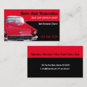 Carte De Visite Restauration automatique rétroactive | Boutique de (Devant / Derrière)