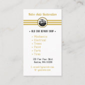 Carte De Visite Restauration automatique rétroactive | Magasin de  (Dos)