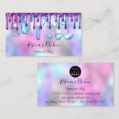 Carte De Visite Restauration Chef Personnel Cuisine Couteaux Viole (Devant / Derrière)