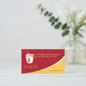 Carte De Visite Restauration chinoise à emporter (Debout devant)