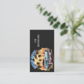 Carte De Visite Restauration classique de voiture de muscle (Debout devant)