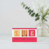 Carte De Visite Restauration culinaire de chef de conceptions (Debout devant)