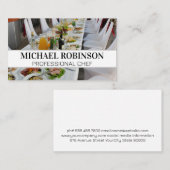 Carte De Visite Restauration de banquets | Culinaire (Devant / Derrière)