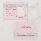 Carte De Visite Restauration de gâteau (Devant / Derrière)