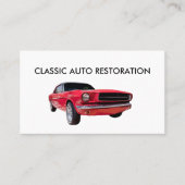Carte De Visite Restauration de voitures classiques de luxe (Devant)