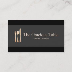 Carte De Visite Restauration des traiteurs