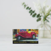 Carte De Visite Restauration des véhicules à moteur des voitures (Debout devant)