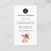 Carte De Visite Restauration d'événements (Dos)