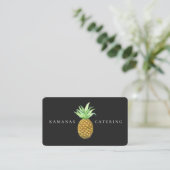 Carte De Visite Restauration d'île d'ananas (Debout devant)