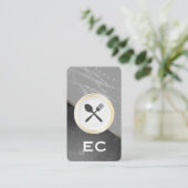 Carte De Visite Restauration Événements Restaurant (Debout devant)