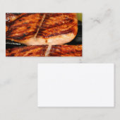 Carte De Visite Restauration grillée barbecue (Devant / Derrière)