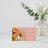 Carte De Visite Restauration, modèle photo (Debout devant)