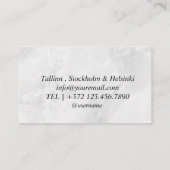 Carte De Visite Restauration Personnel Chef Restaurant Drip Red Go (Dos)