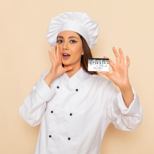 Carte De Visite Restauration Personnel Chef Restaurant Lavette Noi