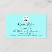 Carte De Visite Restauration Personnel Chef Restaurant Parties sci (Dos)