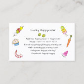 Carte De Visite Restauration Planificateur d'événements Grocerie s (Devant)