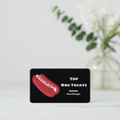 Carte De Visite Restauration rapide de hot-dog (Debout devant)