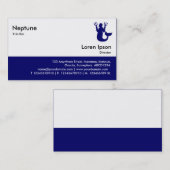 Carte De Visite Restauration rapide - Deep Navy (Devant / Derrière)