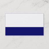 Carte De Visite Restauration rapide - Deep Navy (Dos)
